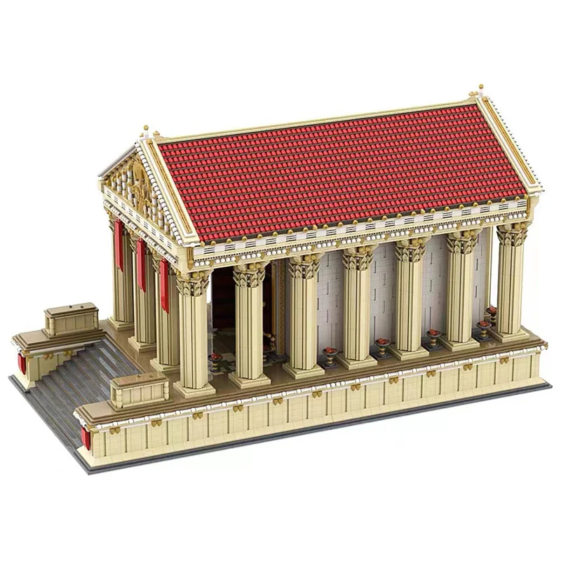 GOBRICKS MOC A1191 Ancient Roman Temple - YWOBB