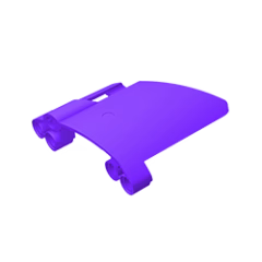 GOBRICKS GDS-1342 Panel Fairing #23 Large Short, Small Hole, Side B - YWOBB