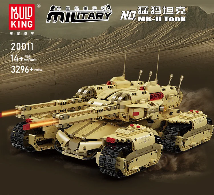 Mould King 20011  Red Alert Mammoth Tank - YWOBB