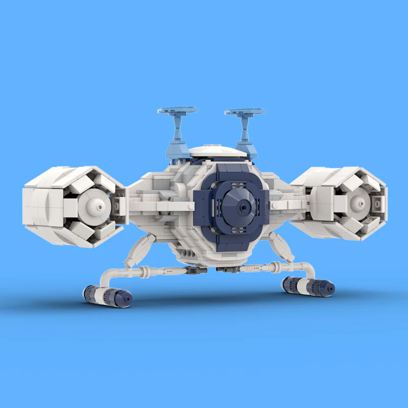 MOC C9293 Space commandos, Captain Iron (small auxiliary shuttle) - YWOBB