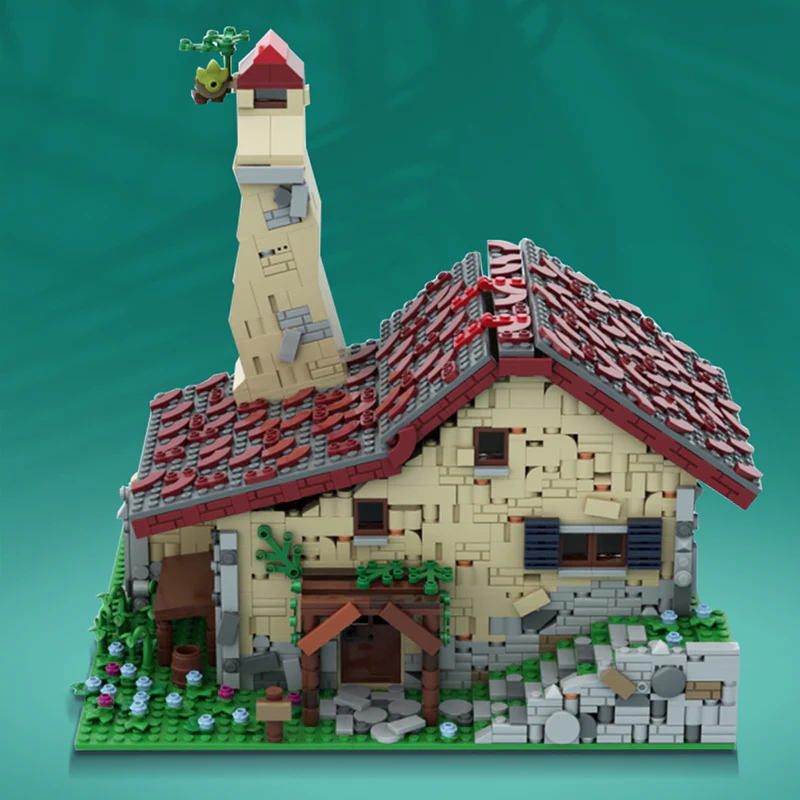 GOBRICKS MOC 129936 Link's House - The Legend Of Zelda Breath Of The Wild - YWOBB