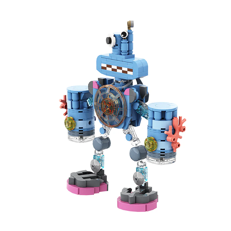 GOBRICKS MOC A0503Y07 My Singing Monsters-Water Monsters - YWOBB