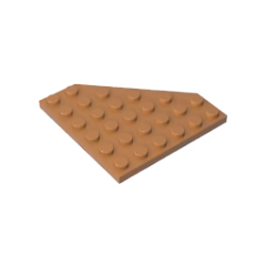 GOBRICKS GDS-702  Plate 6 x 6 Cut Corner - YWOBB