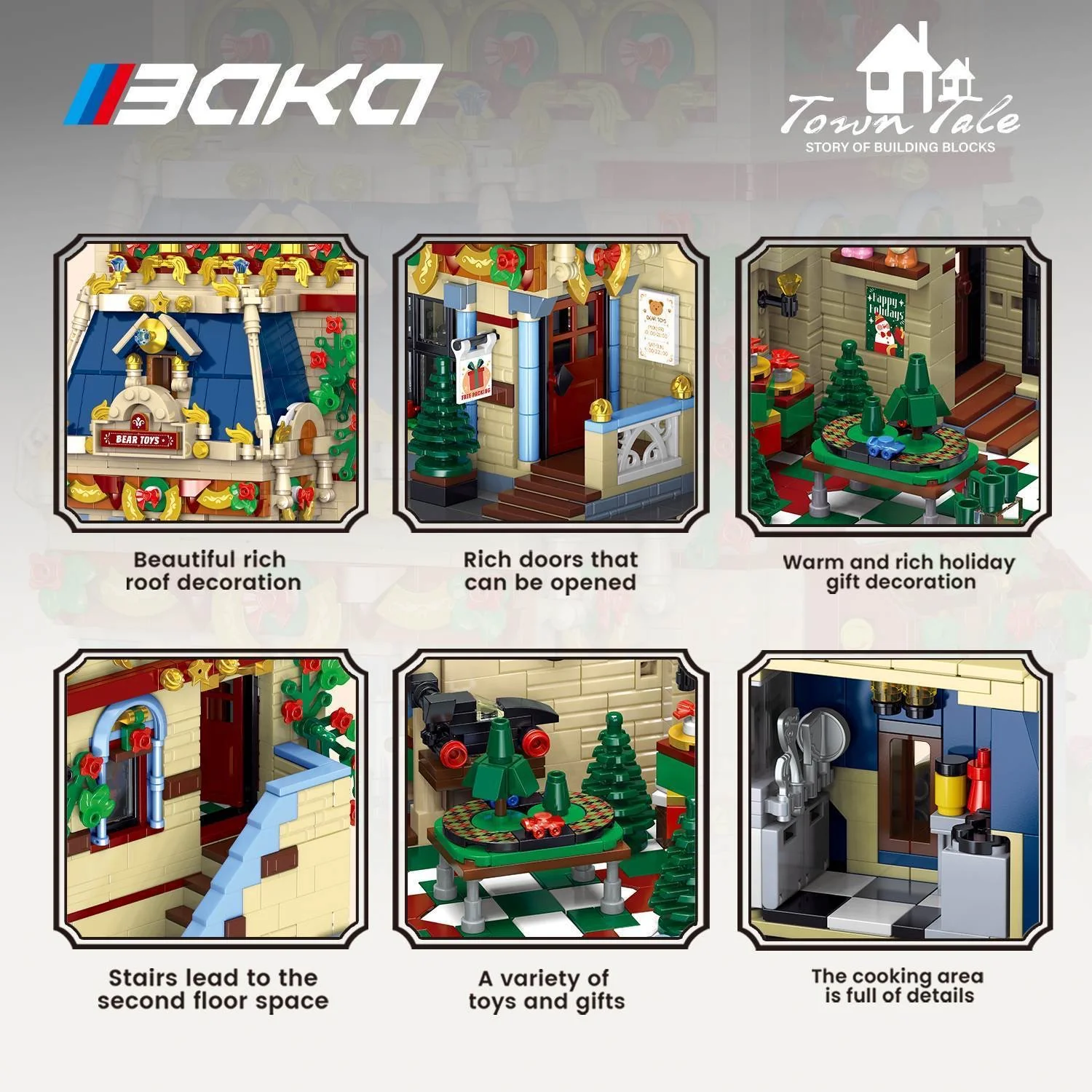 BAKA 33230 Little Bear Toy House - YWOBB