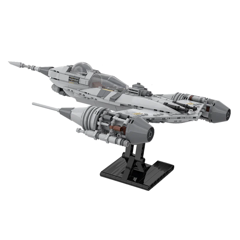 GOBRICKS MOC 99914 The Mandalorian n-1 fighter - YWOBB