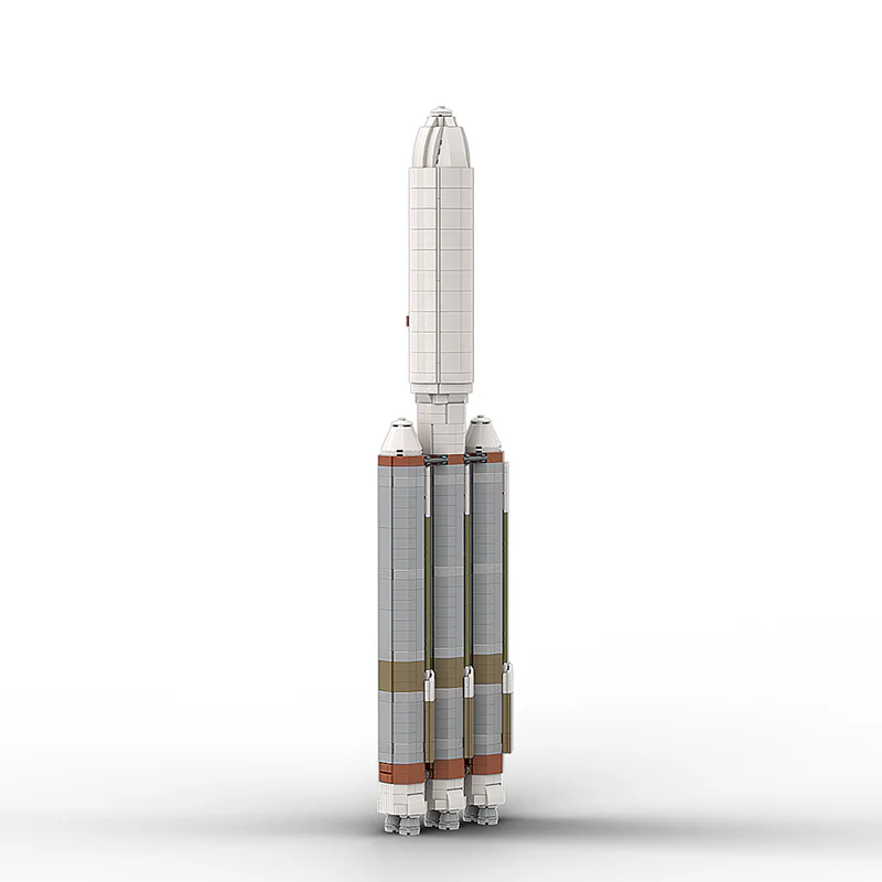 GOBRICKS MOC 121058 1:110 Atlas V Heavy - YWOBB