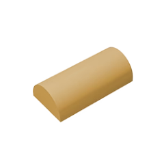 GOBRICKS GDS-1115 Curved 2 x 4 Double - YWOBB