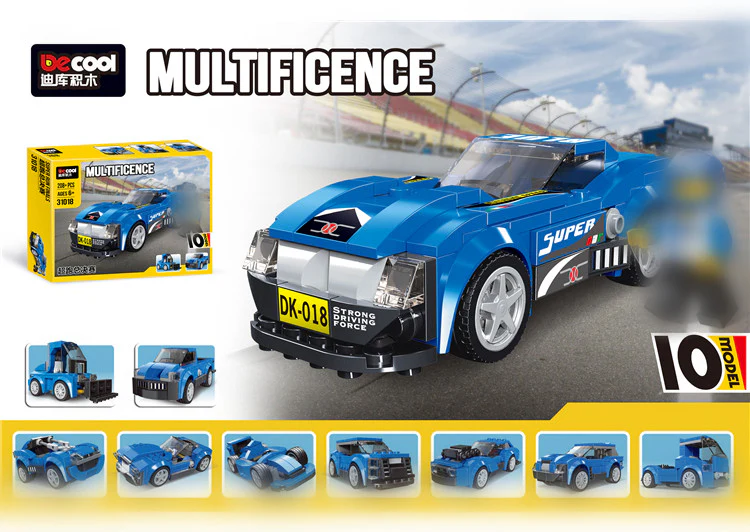 DECOOL 31018 Mini Racing Cars - YWOBB