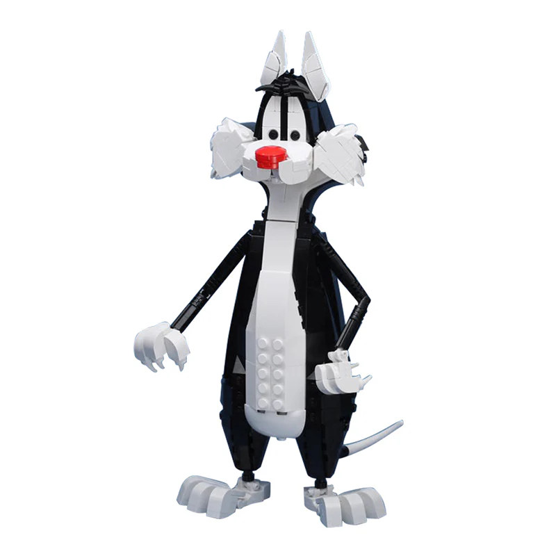 GOBRICKS MOC 114658 Sylvester (Cat) - YWOBB