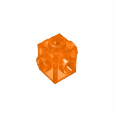 GOBRICKS GDS-650  Modified 1 x 1 with Studs on 4 Sides - YWOBB