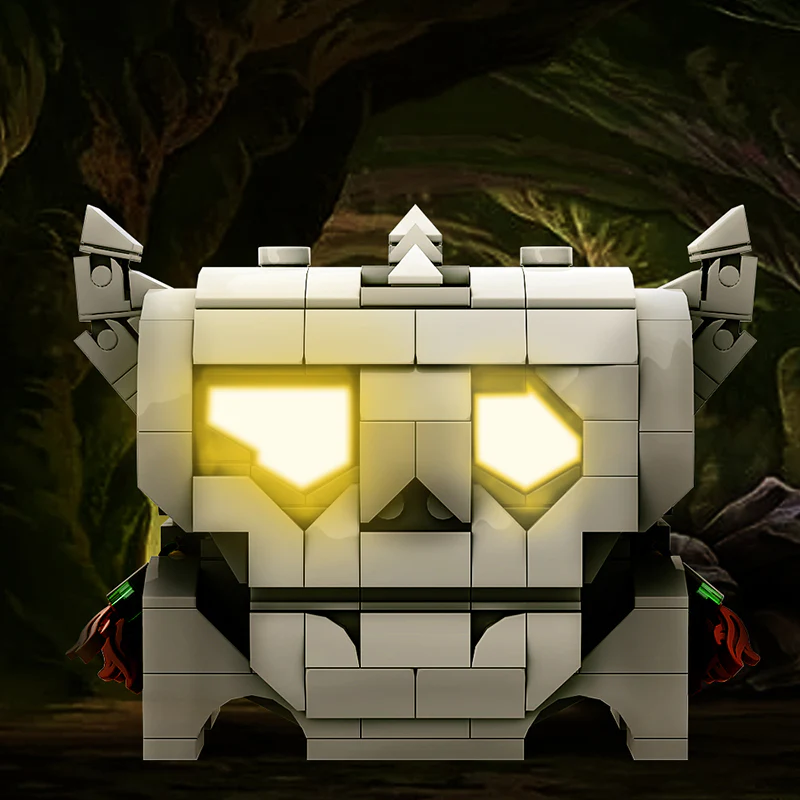 GOBRICKS MOC A0813 Zelda Skull Box (Design) - YWOBB