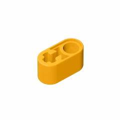 GOBRICKS GDS-669 Liftarm Thick 1 x 2 - Axle Hole - YWOBB