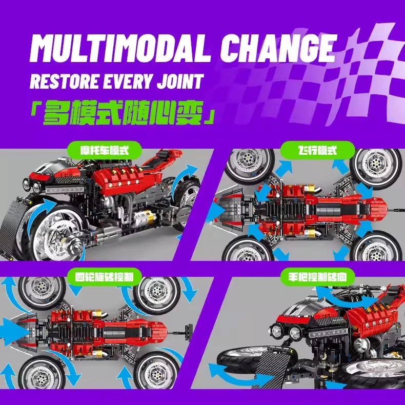 Small Angle JD033 Flying Motorcycle - YWOBB