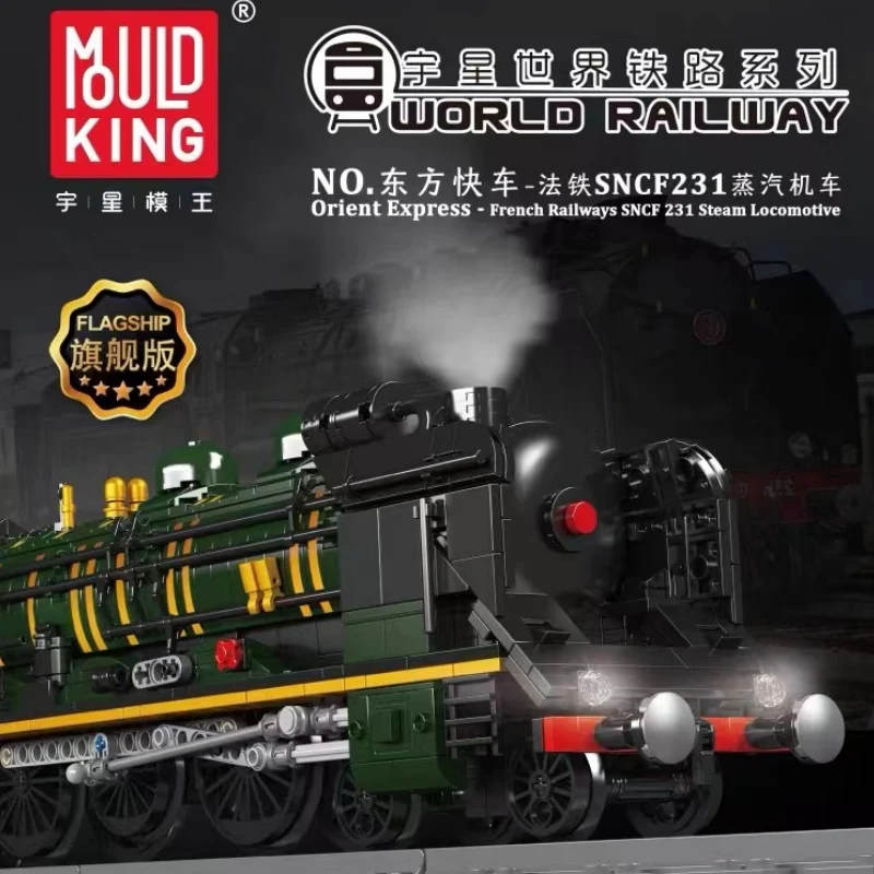 Mould King 12025 Orient Express-French Railways SNCF 231 Steam Locomotive OVP EU Warehouse Version - YWOBB