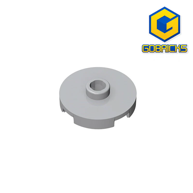 GOBRICKS GDS-1041 Round 2 x 2 with Open Stud - YWOBB