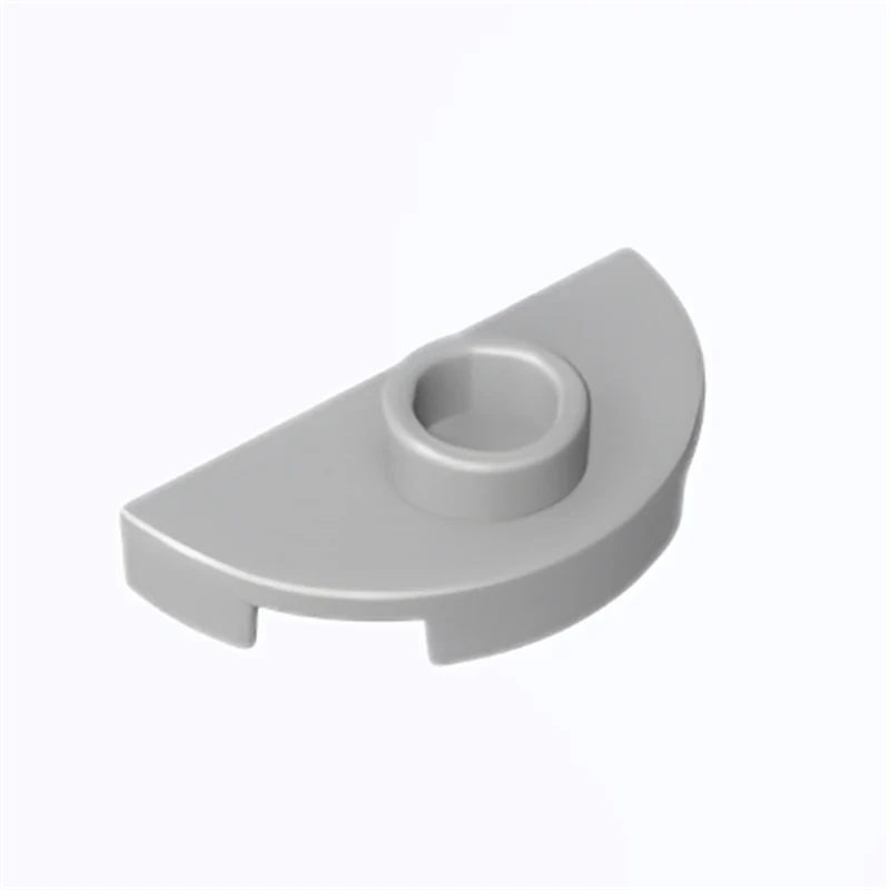 GOBRICKS GDS-90300 Plate Round 1 x 2 Half with 1 Stud ( Jumper ) - YWOBB