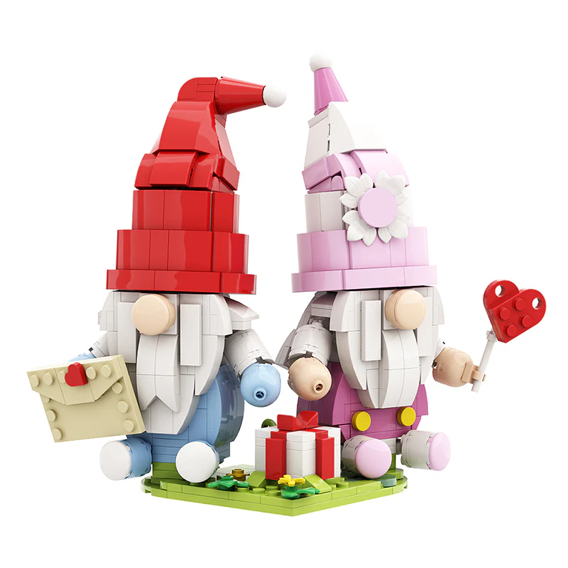 GOBRICKS MOC A0345 Valentine's Day Faceless Doll - YWOBB
