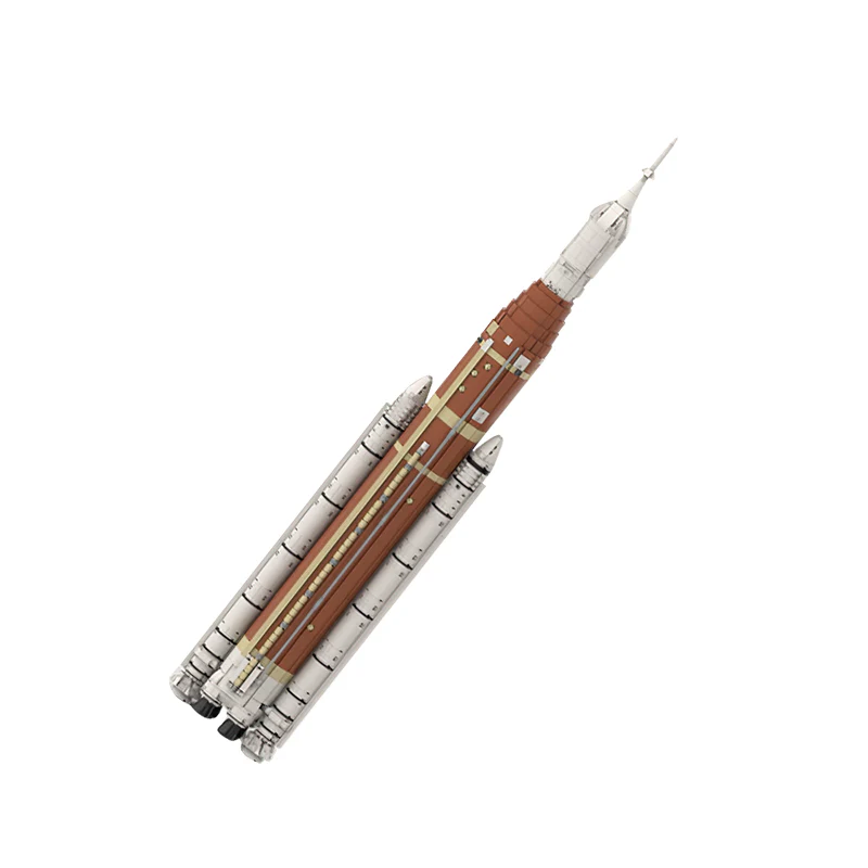 GOBRICKS MOC 92265 NASA SLS - Space Launch System family (1:110 scale) - YWOBB