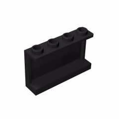 GOBRICKS GDS-787 Panel 1 x 4 x 2 with Side Supports - Hollow Studs - YWOBB