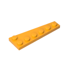 GOBRICKS GDS-2144 Wedge Plate 6 x 2 Left - YWOBB
