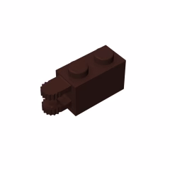 GOBRICKS GDS-1094 Hinge Brick 1 x 2 Locking with 2 Fingers Horizontal End, 9 Teeth - YWOBB