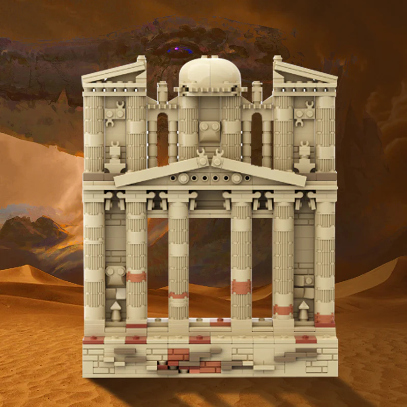 GOBRICKS MOC 135560 Petra Jordan and the Last Crusade in Frame - YWOBB