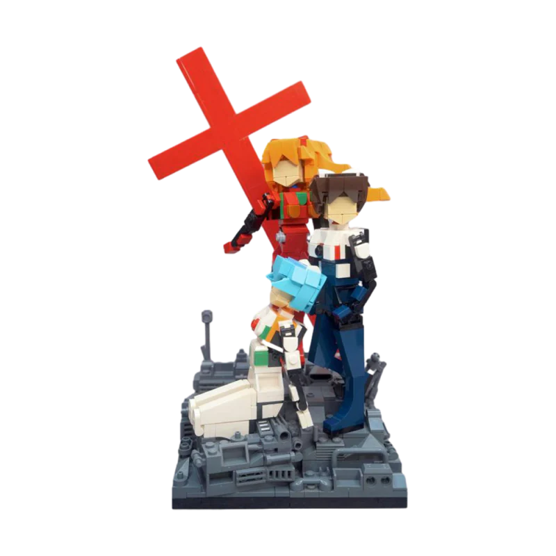 GOBRICKS MOC 150218 Evangelion Pilots Diorama - YWOBB