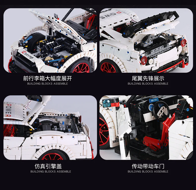 Mould King 13172 The Nismo Nissan GTR GT3 - YWOBB