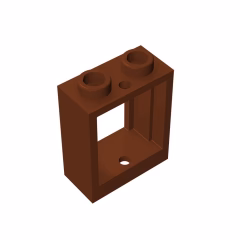 GOBRICKS GDS-783 Window 1 x 2 x 2 Flat Front - YWOBB