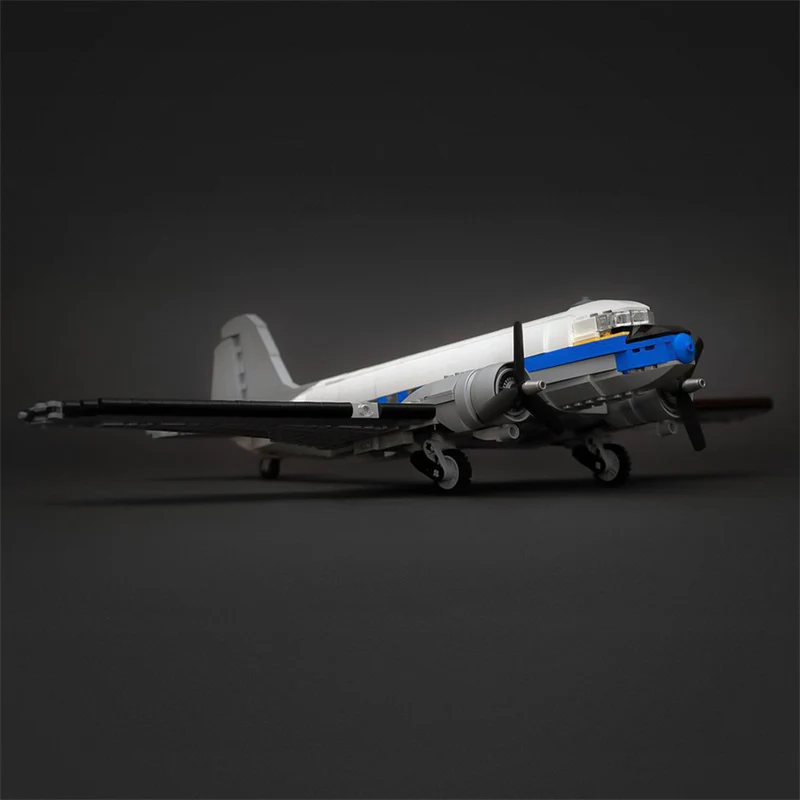 GOBRICKS MOC 132701 A04aDouglas DC-3 Lufthansa1:50-Ultimate Air- & Spacecraft Collection - YWOBB