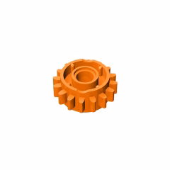 GOBRICKS GDS-1106 Gear 16 Tooth with Clutch on Both Sides - YWOBB