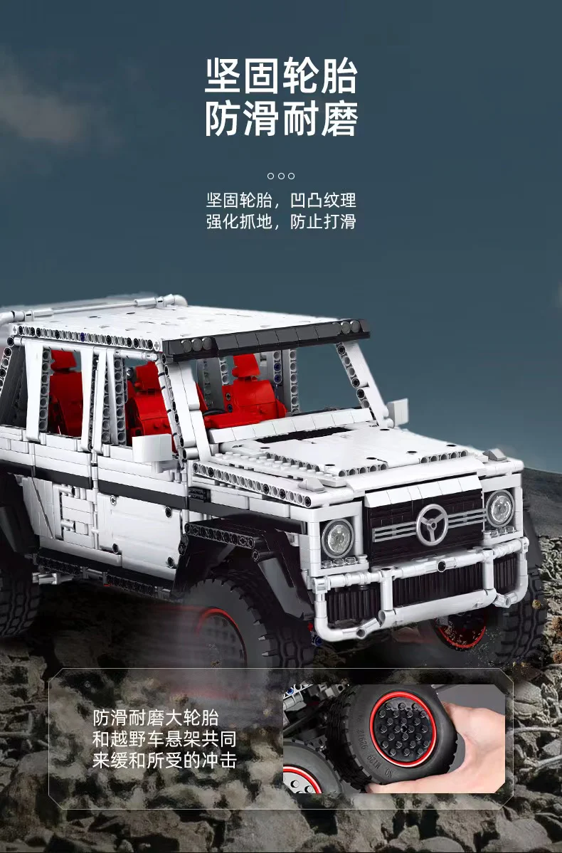Mould King 13061 Mercedes-Benz G63 6x6 1:10 OVP US Warehouse Version - YWOBB