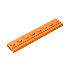 GOBRICKS GDS-1235 Modified 1 x 8 with Door Rail - YWOBB