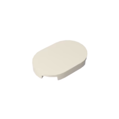 GOBRICKS GDS-2132 Tile Round 2 x 4 Oval - YWOBB