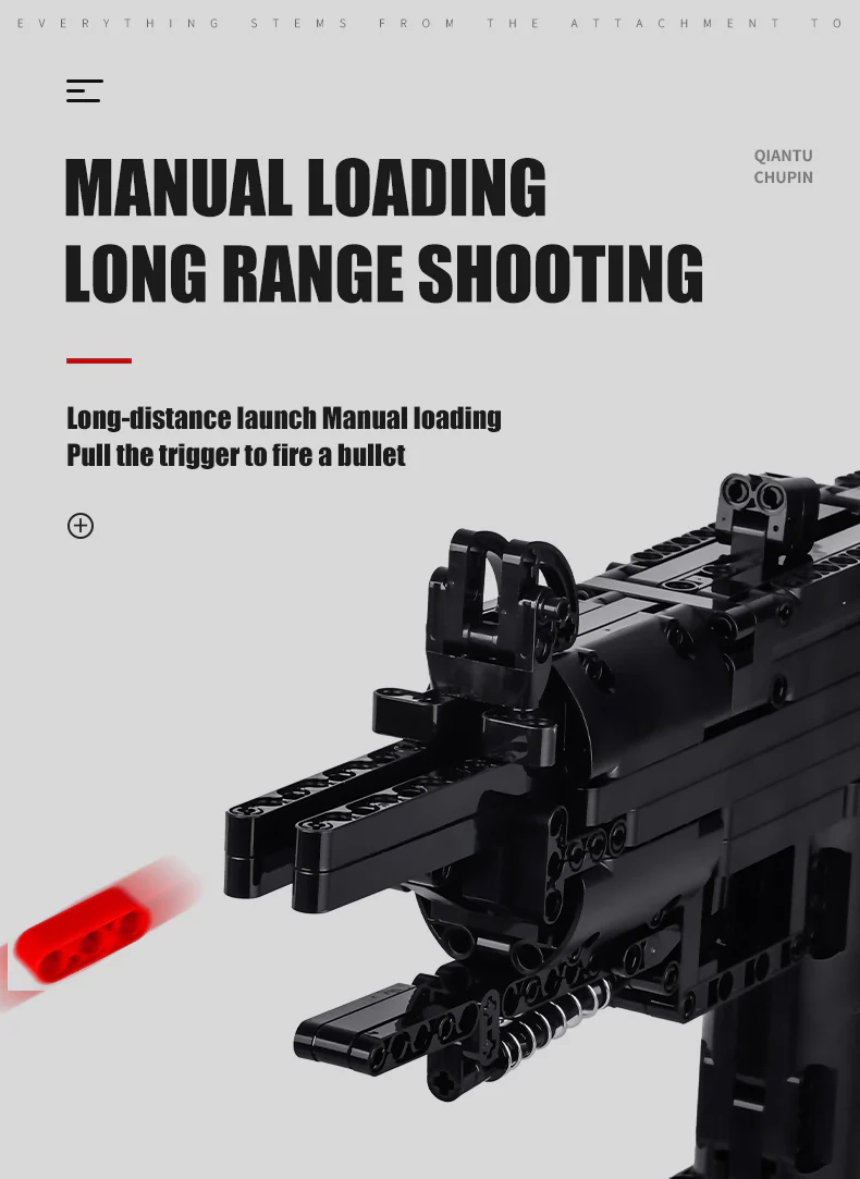 Mould King 14006 Mini Uzi - YWOBB