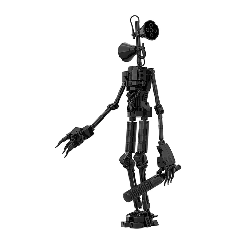 GOBRICKS MOC A0168Y02 Siren head-Black - YWOBB