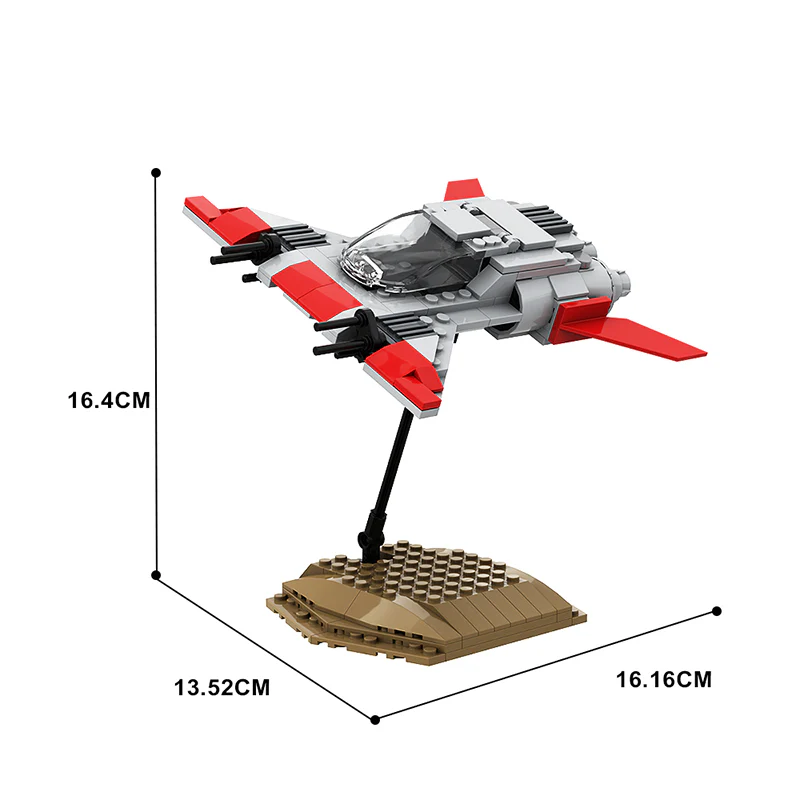 GOBRICKS MOC 140526 Mandalorian Season 3 Pirate Fighter - YWOBB
