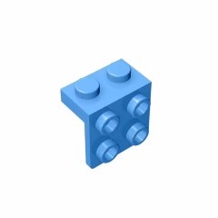 GOBRICKS GDS-641 Bracket 1 x 2 - 2 x 2 - YWOBB