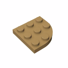 GOBRICKS GDS-570 Round Corner 3 x 3 - YWOBB