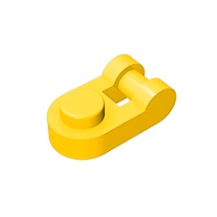 GOBRICKS GDS-1290 Round 1 x 1 with Bar Handle - YWOBB