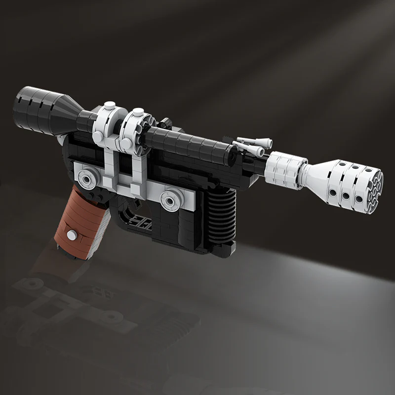 GOBRICKS MOC 33590 HAN SOLO DL-44 BLASTER - YWOBB
