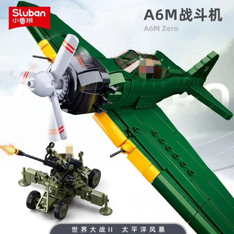 SLUBAN M38-B1108 World War II Pacific Storm: A6M Zero Fighter - YWOBB