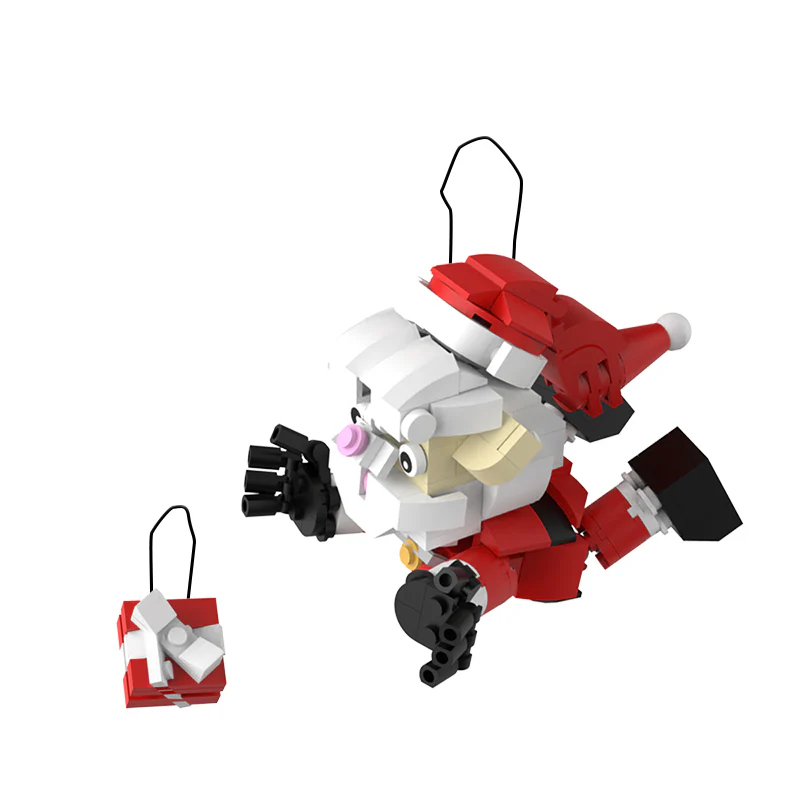 GOBRICKS MOC A0076Y13 Christmas pendant-Santa Claus doll - YWOBB