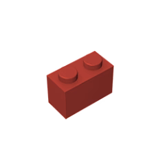 GOBRICKS GDS-532 Brick 1 x 2 - YWOBB