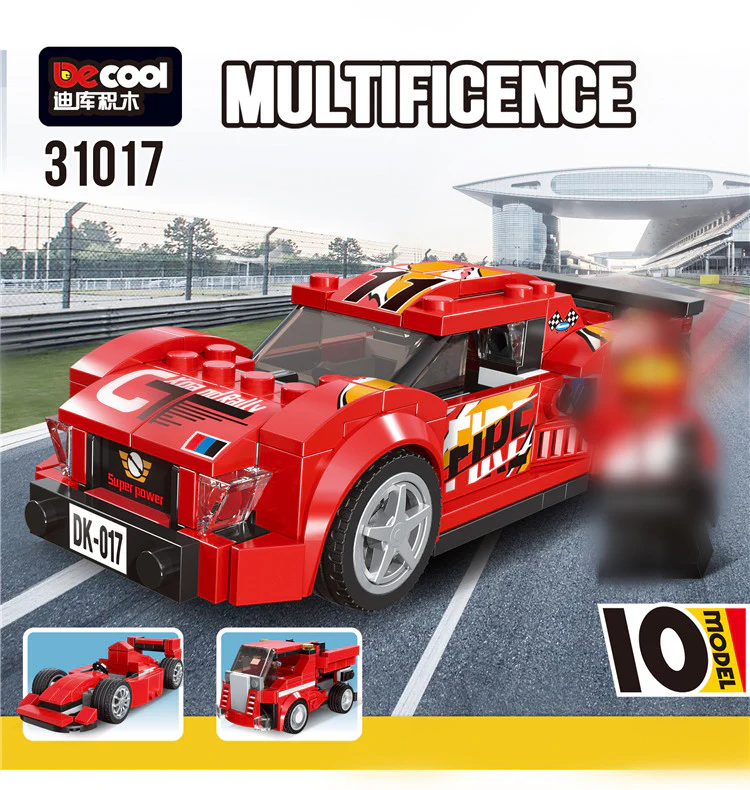 DECOOL 31017 Mini Racing Cars - YWOBB