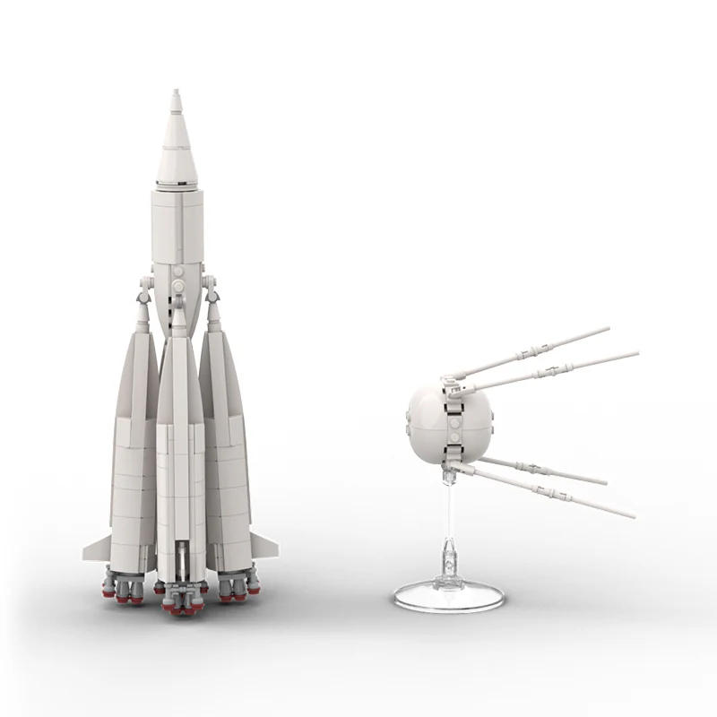 MOC C9208 R-7 Rocket And Satellite 1 In Space 1957 - YWOBB
