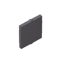 GOBRICKS GDS-791 Glass for Window 1 x 2 x 2 Flat Front - YWOBB