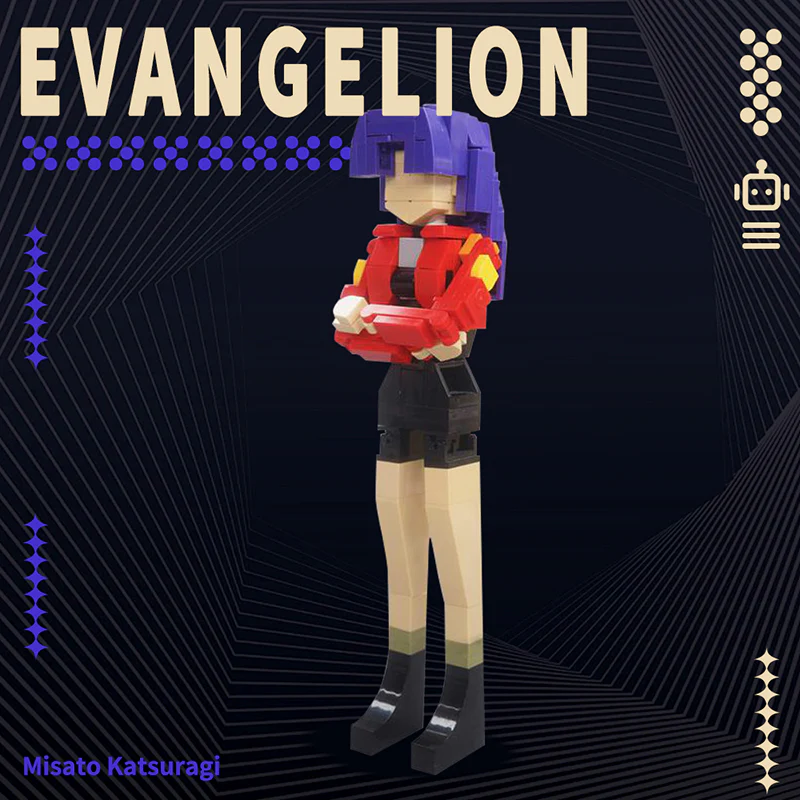 GOBRICKS MOC 149661 Misato Katsuragi - YWOBB