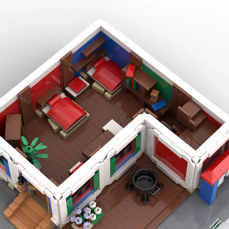 MOC 75865 Tears of the Kingdom of Zelda, Hashima Village - YWOBB