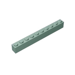 GOBRICKS GDS-537 Brick 1 x 10 - YWOBB